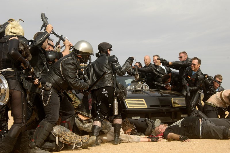 Illustration for article titled Three days of Mad Max-style mayhem: an exclusive look at the cars, the weapons and the gear!